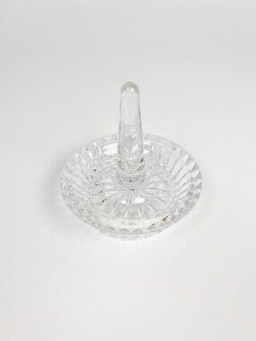 Vintage crystal ring dish